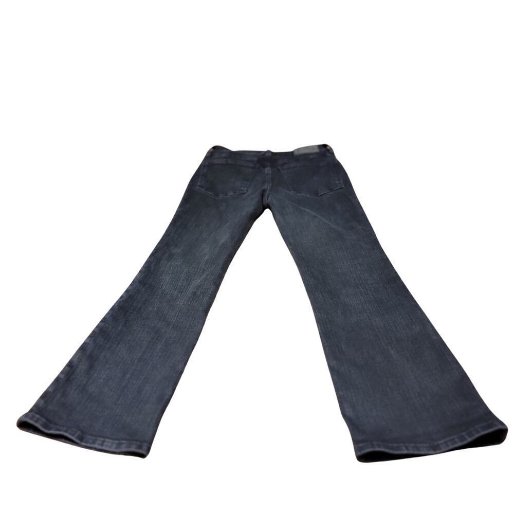 MADEWELL Black Rinse Wash Mid-Rise Kick Out Jeans Womens 26 Polished Casual Y2K - Picture 5 of 16